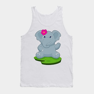 Elephant Flower Tank Top